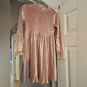 Beautiful velour rose pink dress.